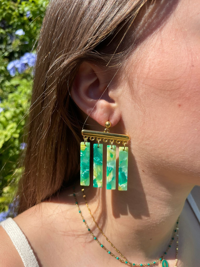 Boucle d'oreille mini Hélios 