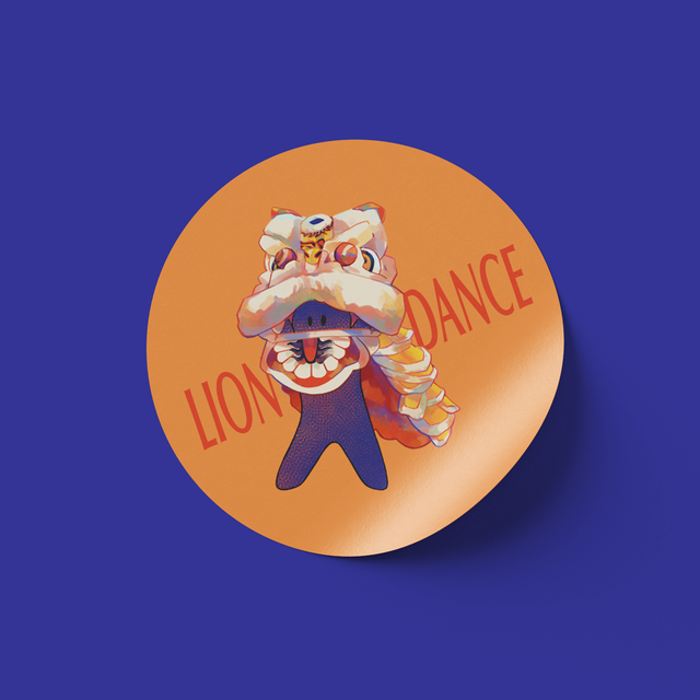 Sticker "Lion Dance"