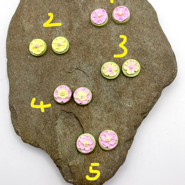 Blossom statement studs #5