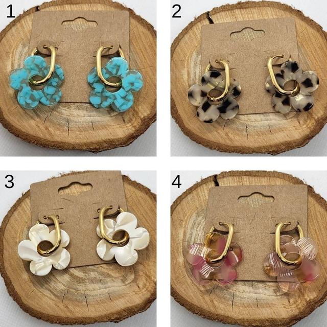 Boucles d&#039;oreilles Flora 