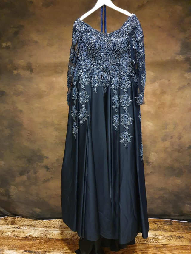 Hennakleid Prinzessin Kleid dkl. Blau 44 48