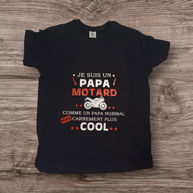 T-Shirts Papa motard
