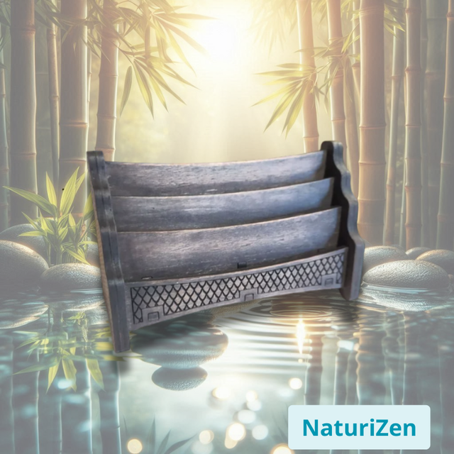 Découvrez notre élégant porte-cartes de tarot et d&#039;oracles en bois