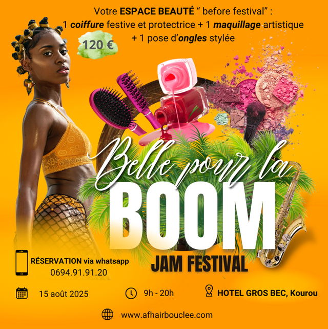 Belle pour la BOOM JAM FESTIVAL