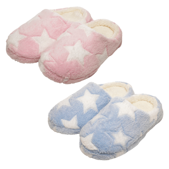  Ladies Star Mule Slippers - only £4.99 a pair