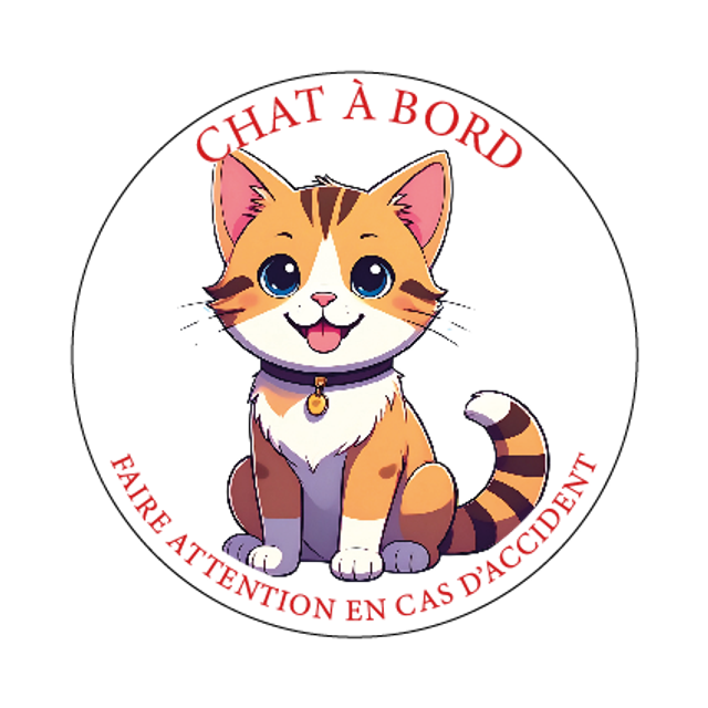 Stickers chat tigré