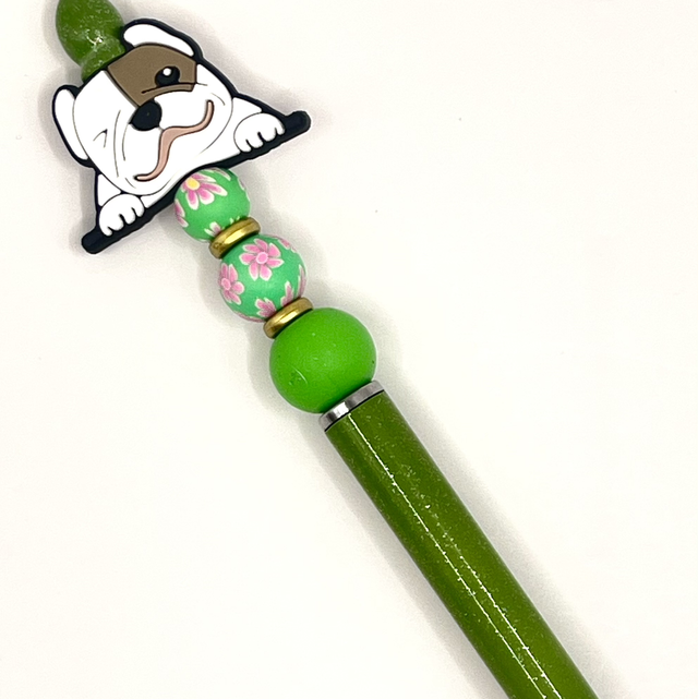 S28 - Stylo chien bouledogue 