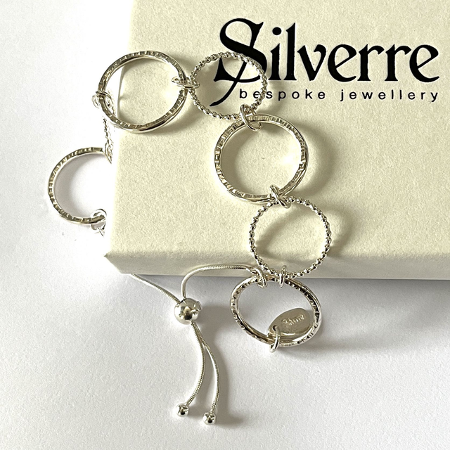 Beaded and Textured Adjustable Link Bracelet