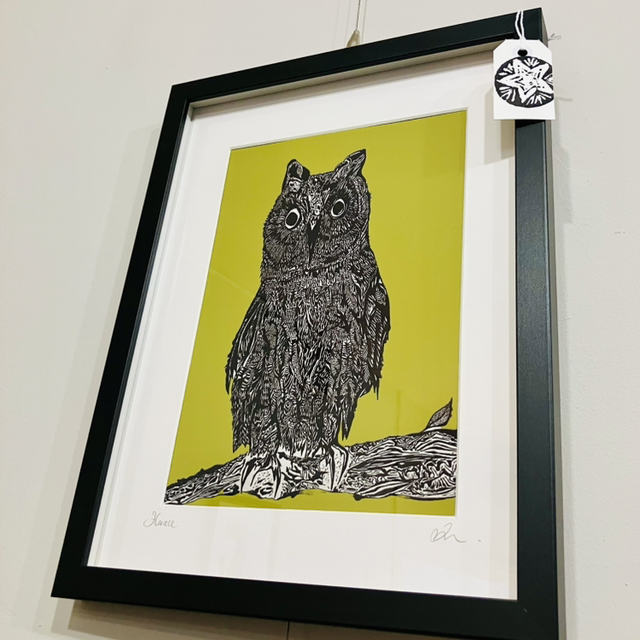 Horace Pen and ink framed