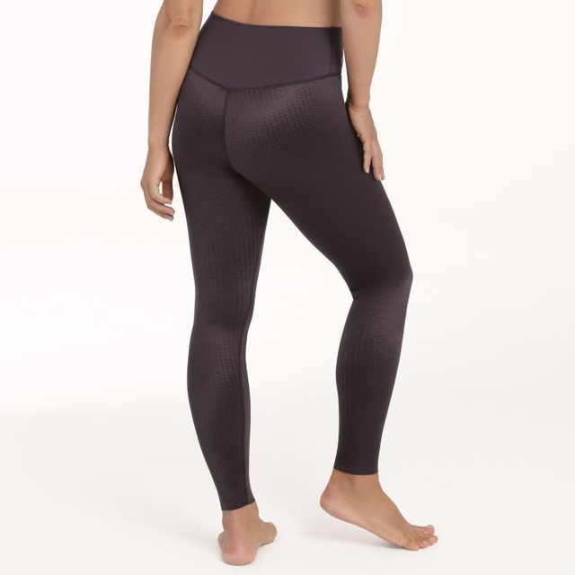 Lymph O Fit™ SPORT TIGHTS MASSAGE chcolate mit Yogabündchen