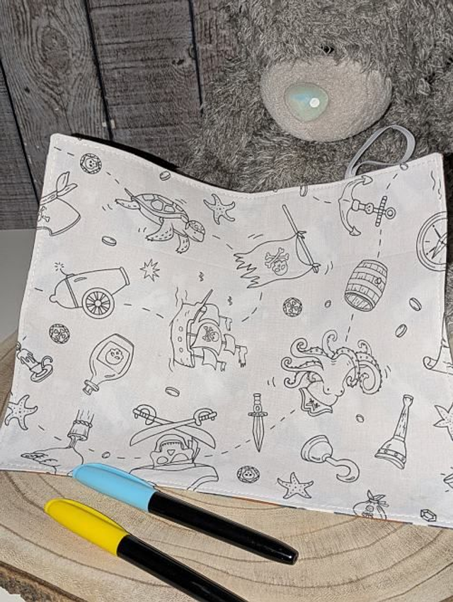 Feuille de coloriage lavable