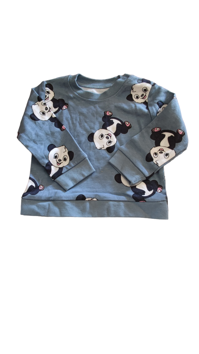 Pull bleu panda 6-9 mois (Necix's)
