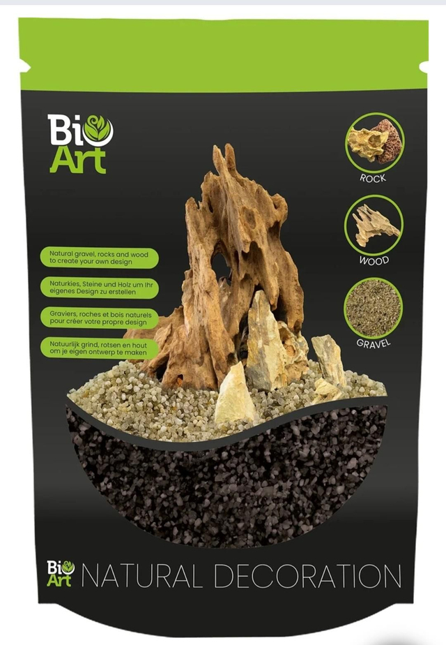 Bio art gravel zwart 800gr 8715897349638
