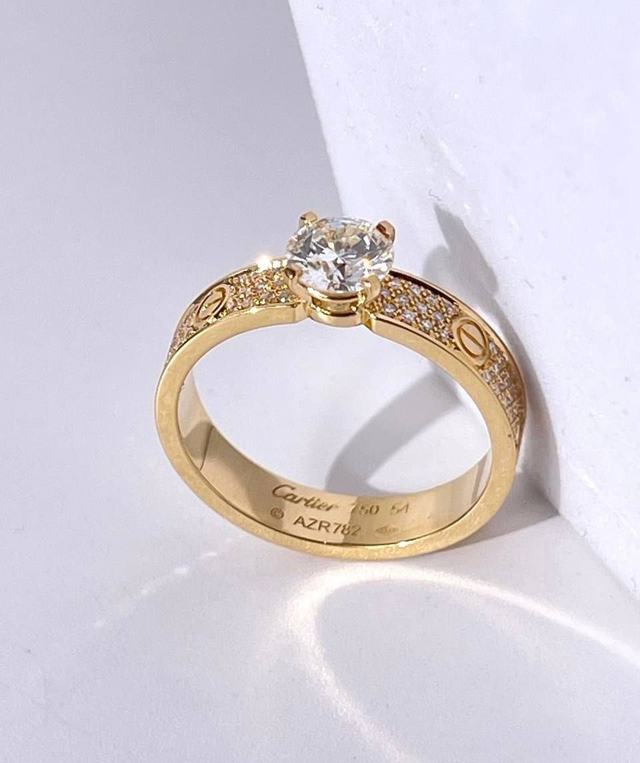 Cartier Love Gold Ring 