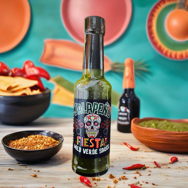 Mexican Jalapeño Medium verde pepper Sauce
