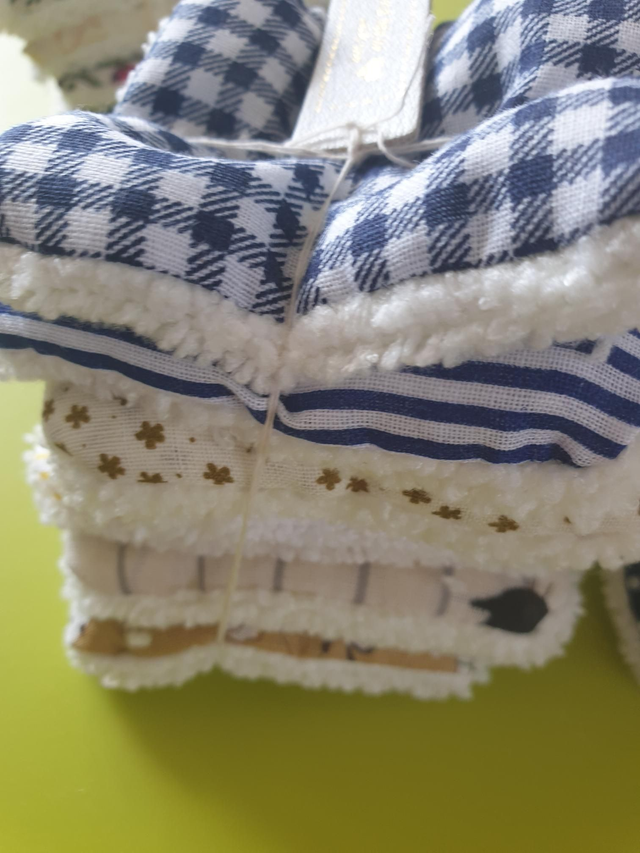 Lingettes Démaquillantes Par 7. Couture fait maison Annoeullin Lille 