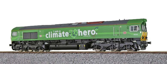 ESU 31365 - 66004 DB Cargo, Ep VI, Vorbildzustand um 2022, grün, Sound+Rauch, DC/AC