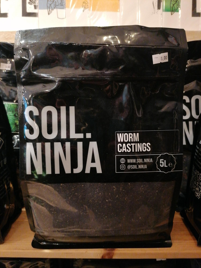 Soil Ninja, worm castings 2.5l