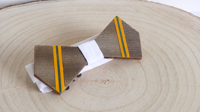 🪵Le Nœud Distingué • Platane teinté gris