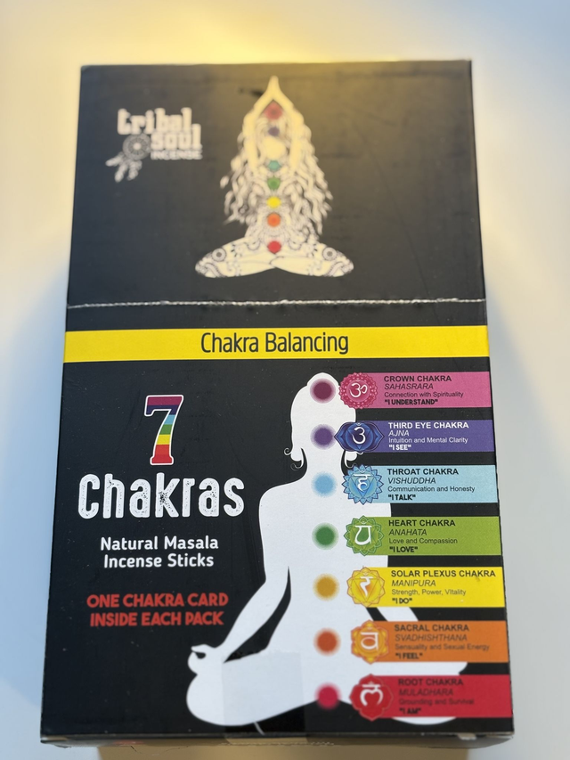 7 Chakras incense sticks 