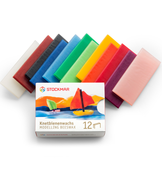Knetbienenwachs 12 Farben
