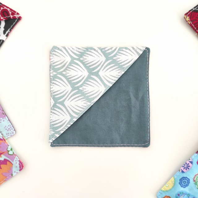 Marque page en coton - feuille de palmier