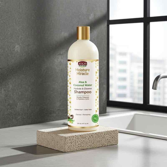 African Pride Aloe &amp; Coconut Water Hydrate Cleanse Shampoo – 354ML 