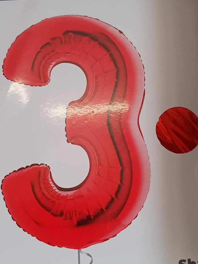 Palloncino numero da 0a 9