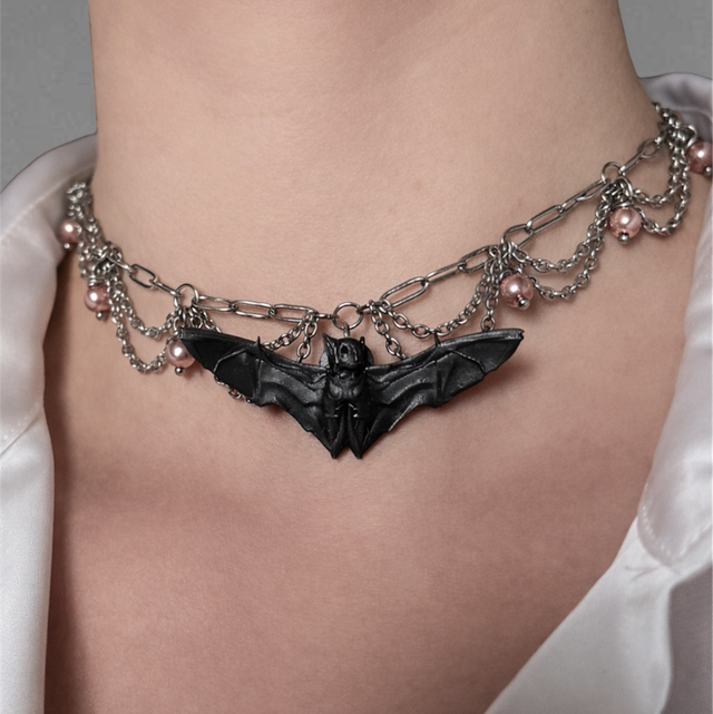 MINA - Collier Ex Voto acier inoxydable 