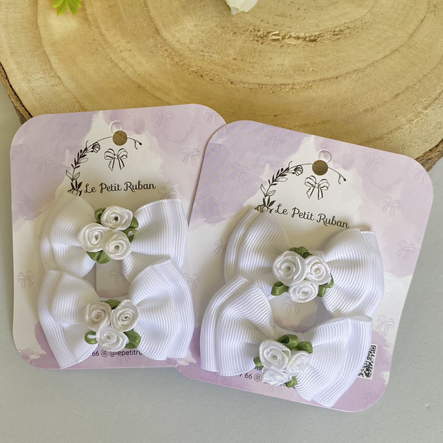 Barrette aux fleurs 