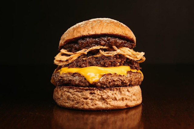 Double cheese burger