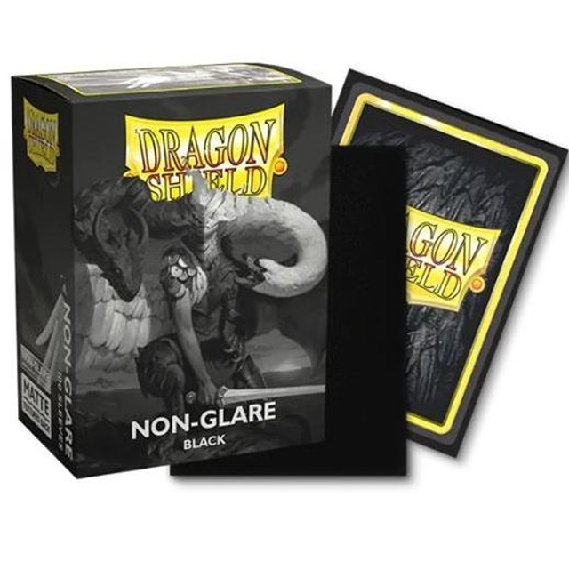 DRAGON SHIELD - Standard Size - 100 Matte NON GLARE - Black