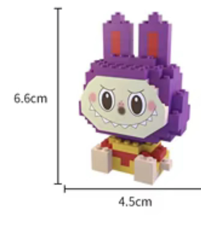Labubu Bricks Small Building Blocks