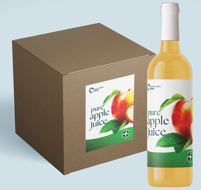  Box of pure apple juice 