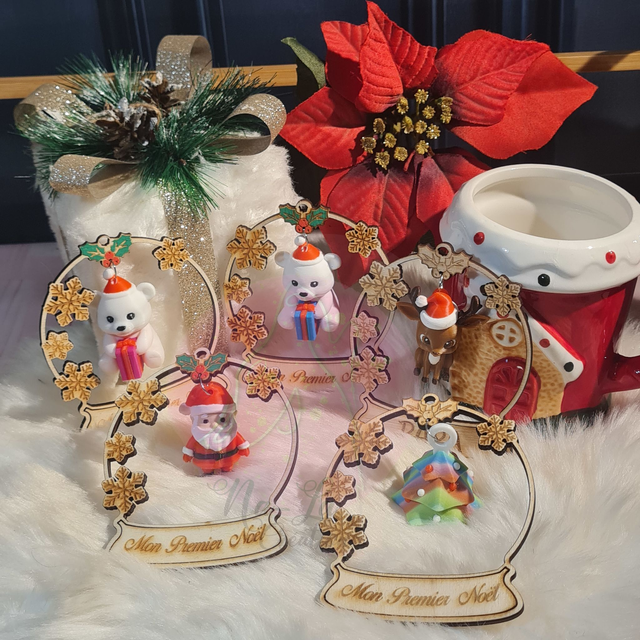 Boule de noël personnalisable