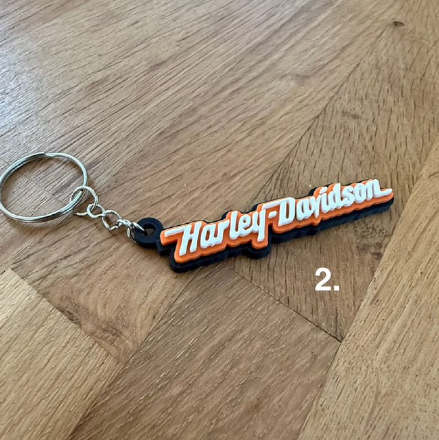 Porte-clés Harley Davidson relief 