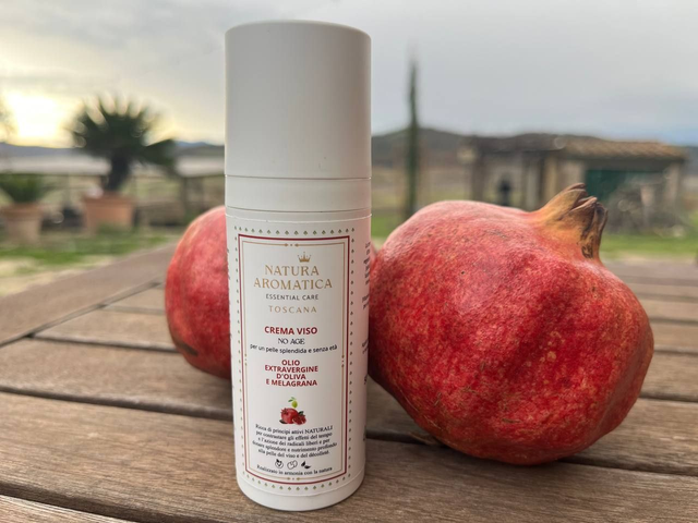 Crema viso Anti-Age all’Olio EVO e Melagrana - 50ml