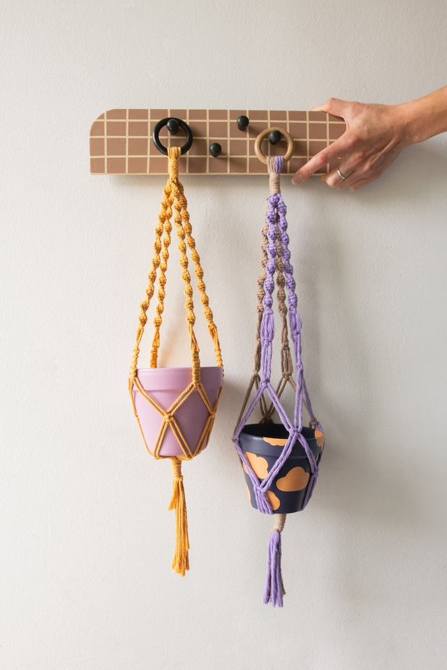 Cozy Corner Kit 💜 Porte manteau + 2 macramés