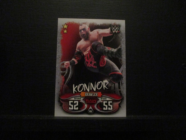 Konnor - Raw Slam Attax Live Original Trading Card #115
