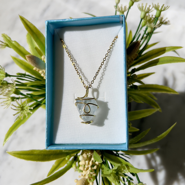 Celestina grezza , prov : Madagascar 🇲🇬 , acciaio inox 