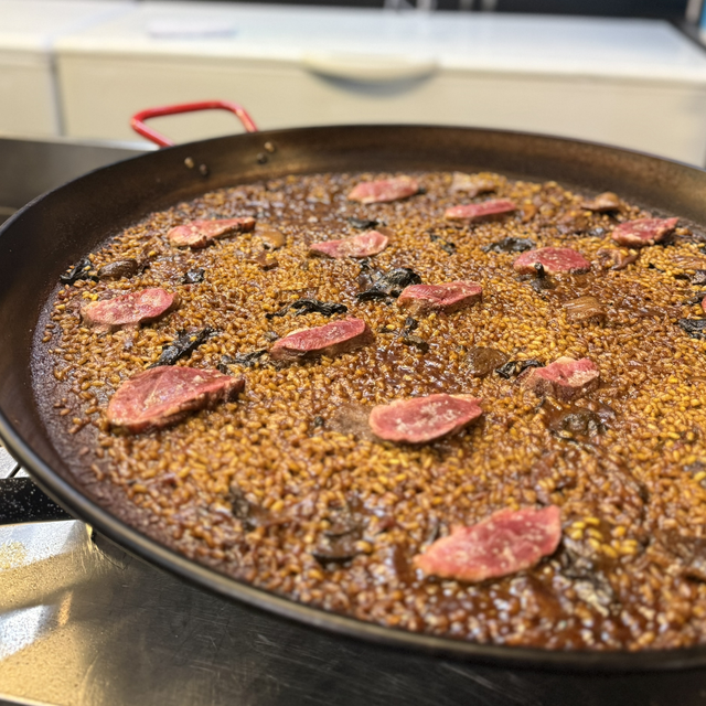 Paella magret de canard 🦆 et champignons de saison 🍄 