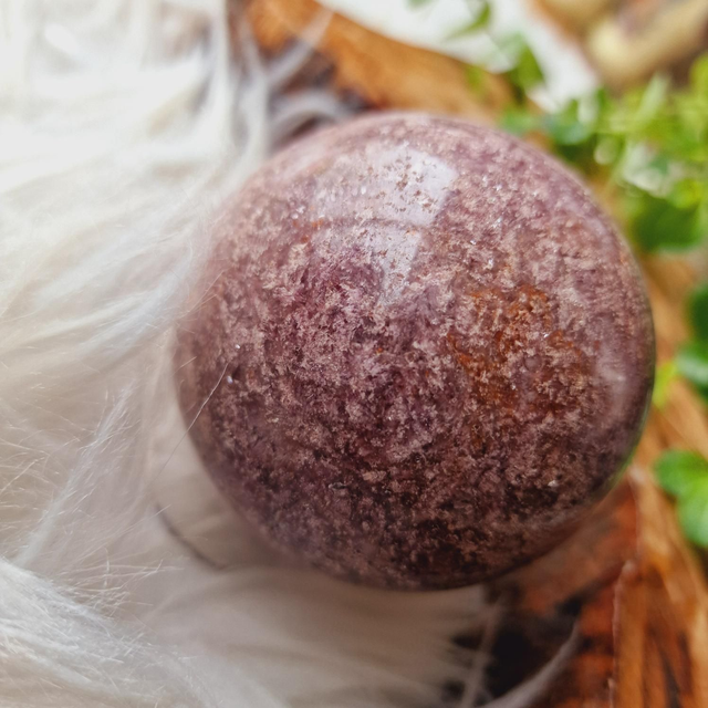 Lepidolite Sphere 419g 
