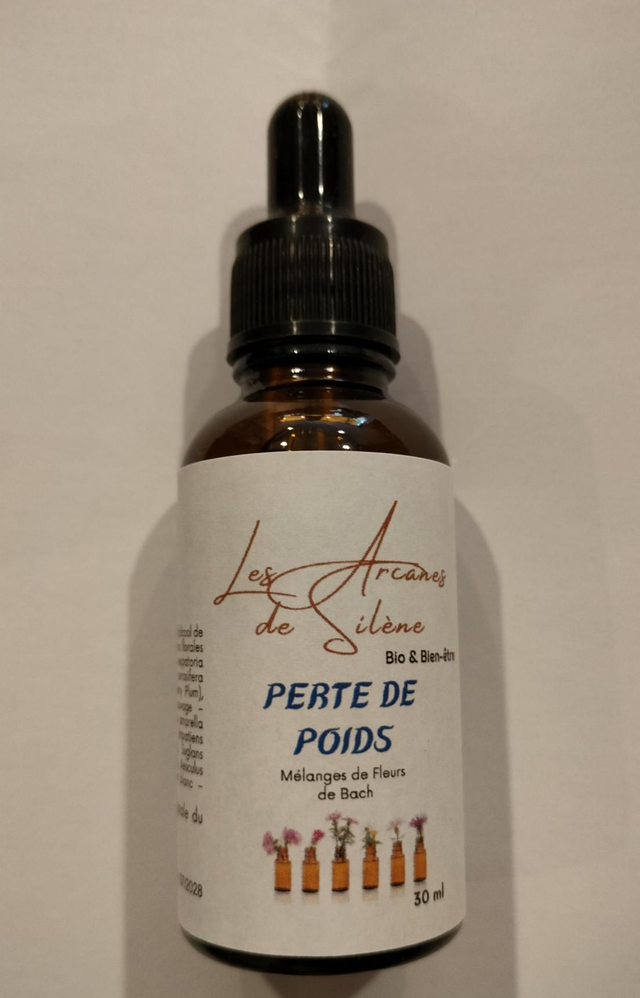 Fleur de Bach pour Maigrir/minceur - Perte de poids -30 ml