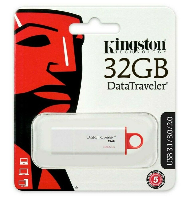Kingston DataTraveler G4 32GB USB 3.0 Flash Drive