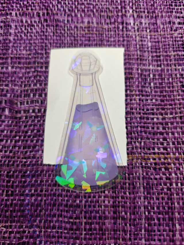 Fairy bottle sticker