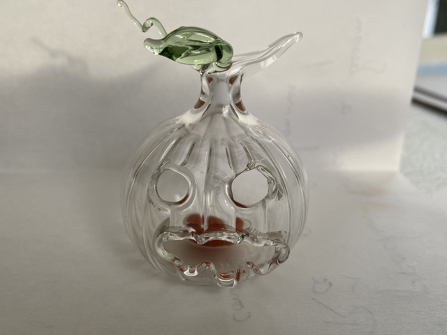 Atelier citrouille en verre soufflé !