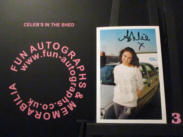 Ashlie Walker Authentic Autographed 6x4 Our Facing White Border Photograph (A3)