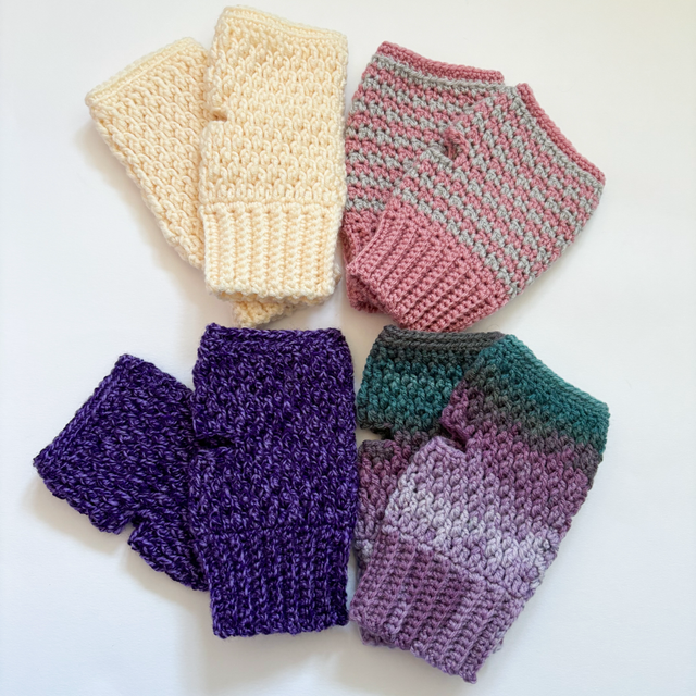 Crochet Fingerless gloves 