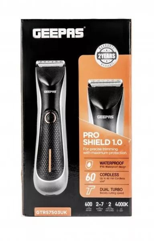 Geepas: Rechargeble Trimmer GTR57503