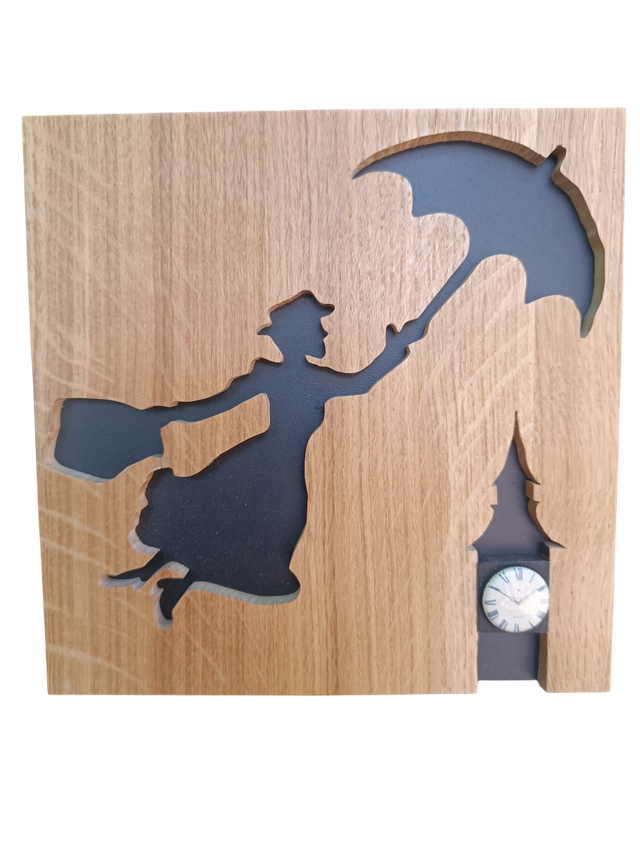 Mary Poppins survolant Big Ben